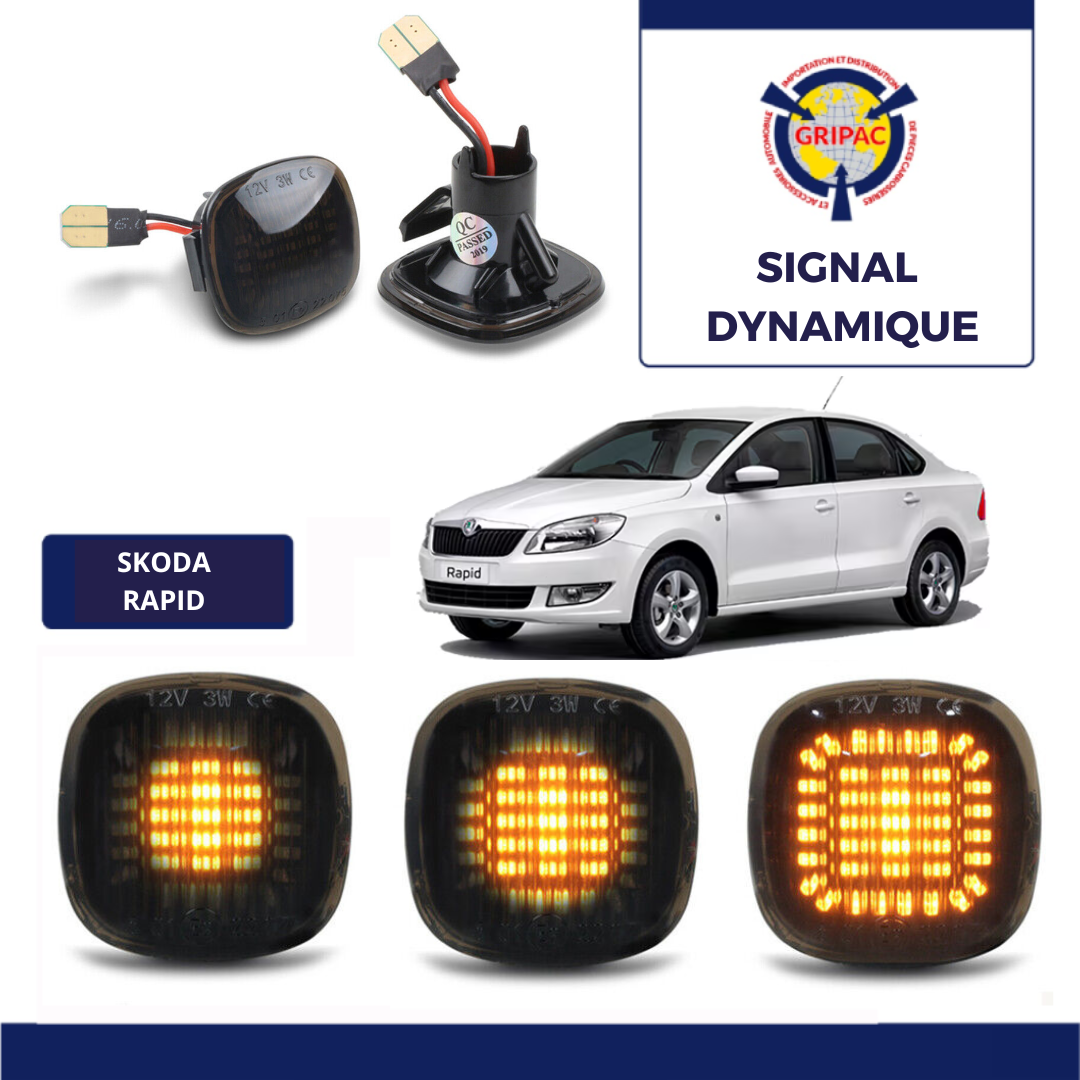Signal dynamique fume skoda rapid 2008-2011