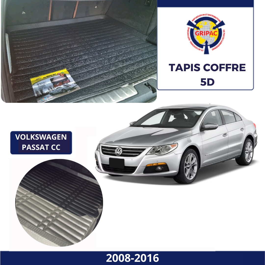 Tapis sur mesure coffre 5D Volkswagen Passat cc 2008-2016
