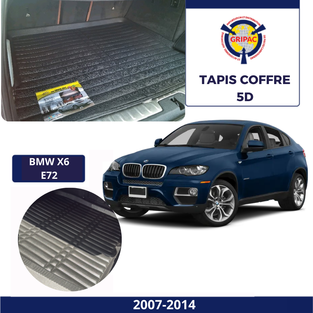 Tapis sur mesure coffre 5D Bmw X6 E72 2007-2014