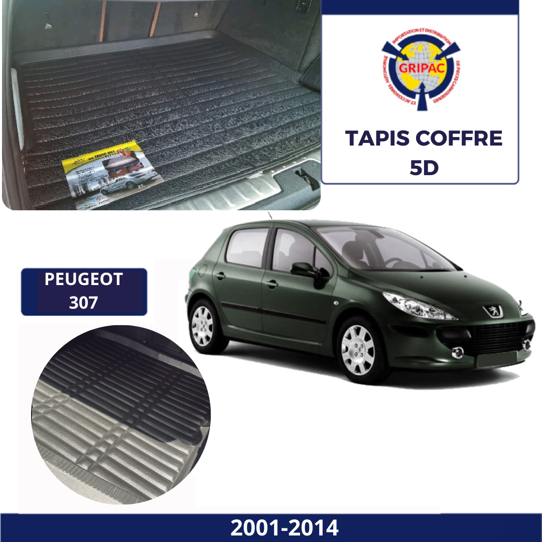 Tapis sur mesure coffre 5D Peugeot 307 2001-2014