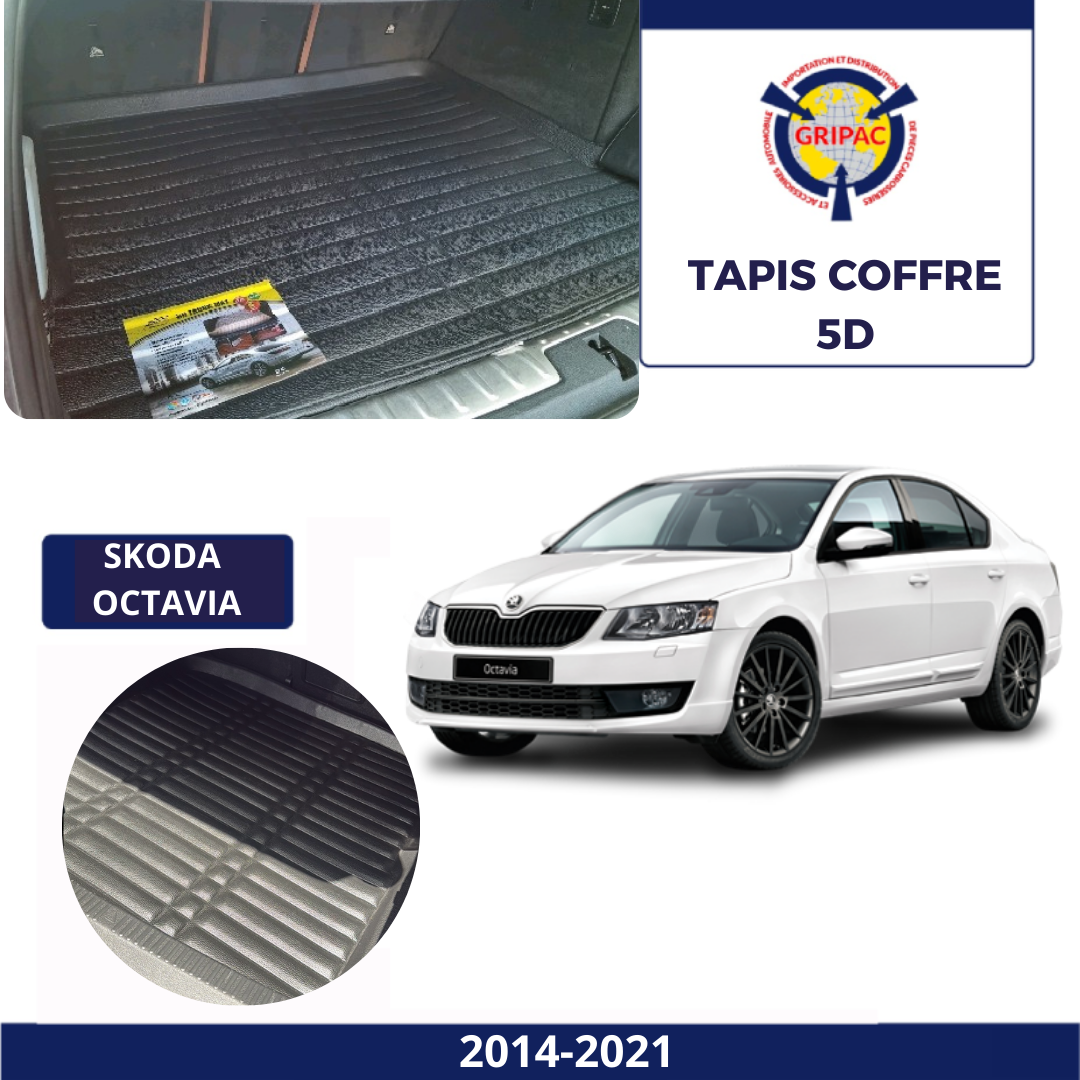 Tapis sur mesure coffre 5D Skdoa octavia 2014-2021
