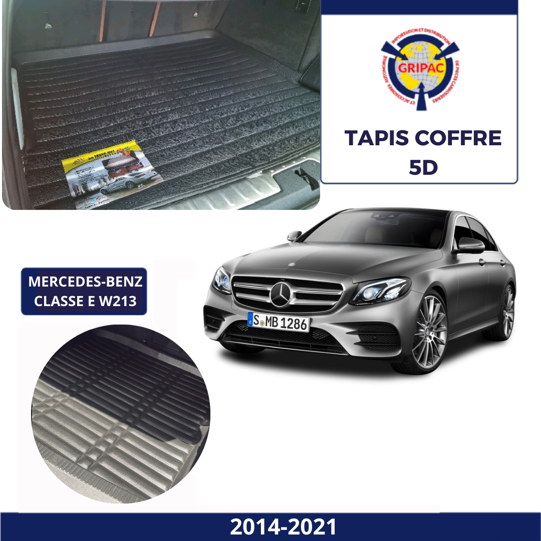 Tapis sur mesure coffre 5D Mercedes-benz classe E W213 2014-2021
