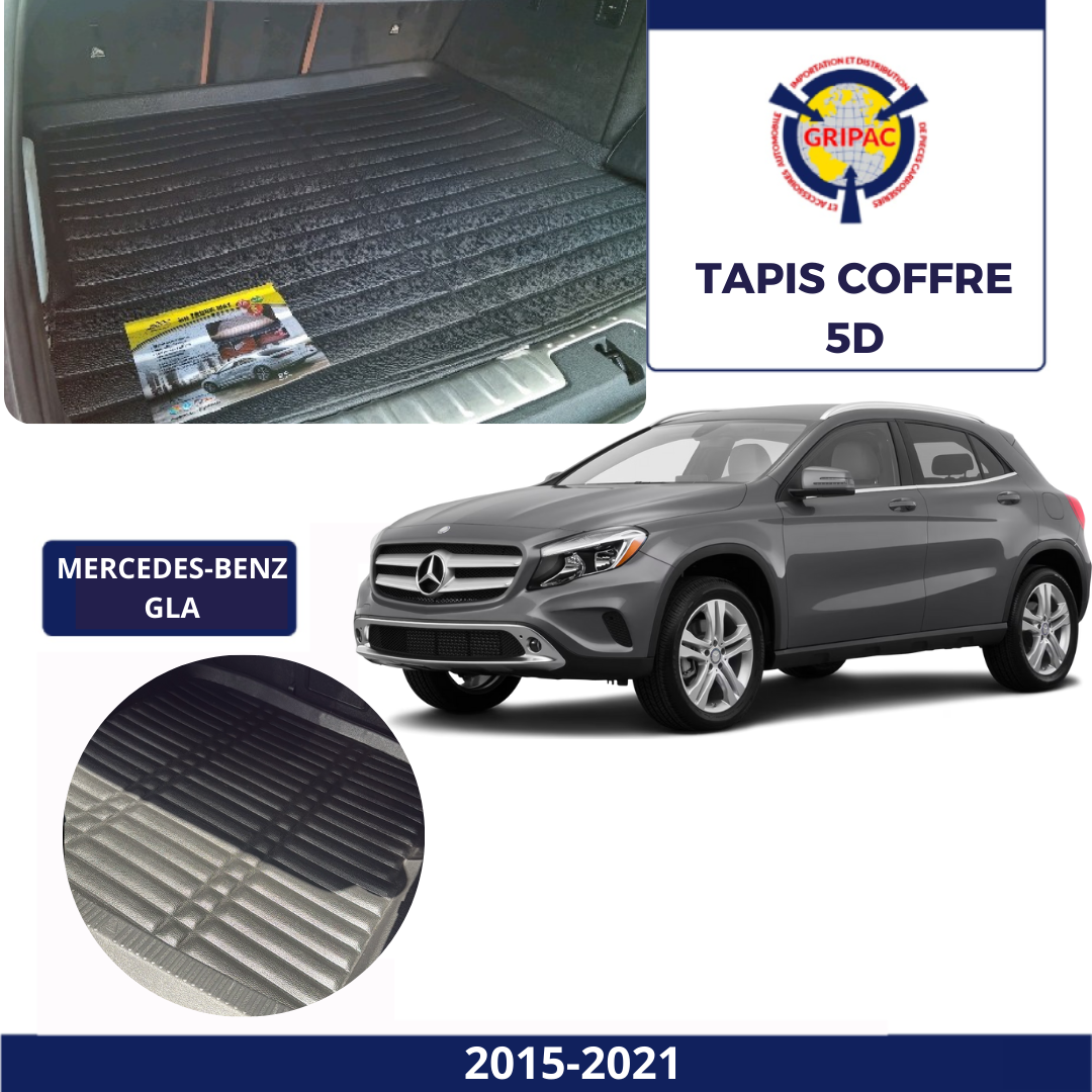Tapis sur mesure coffre 5D Mercedes-benz GLA 2015-2021