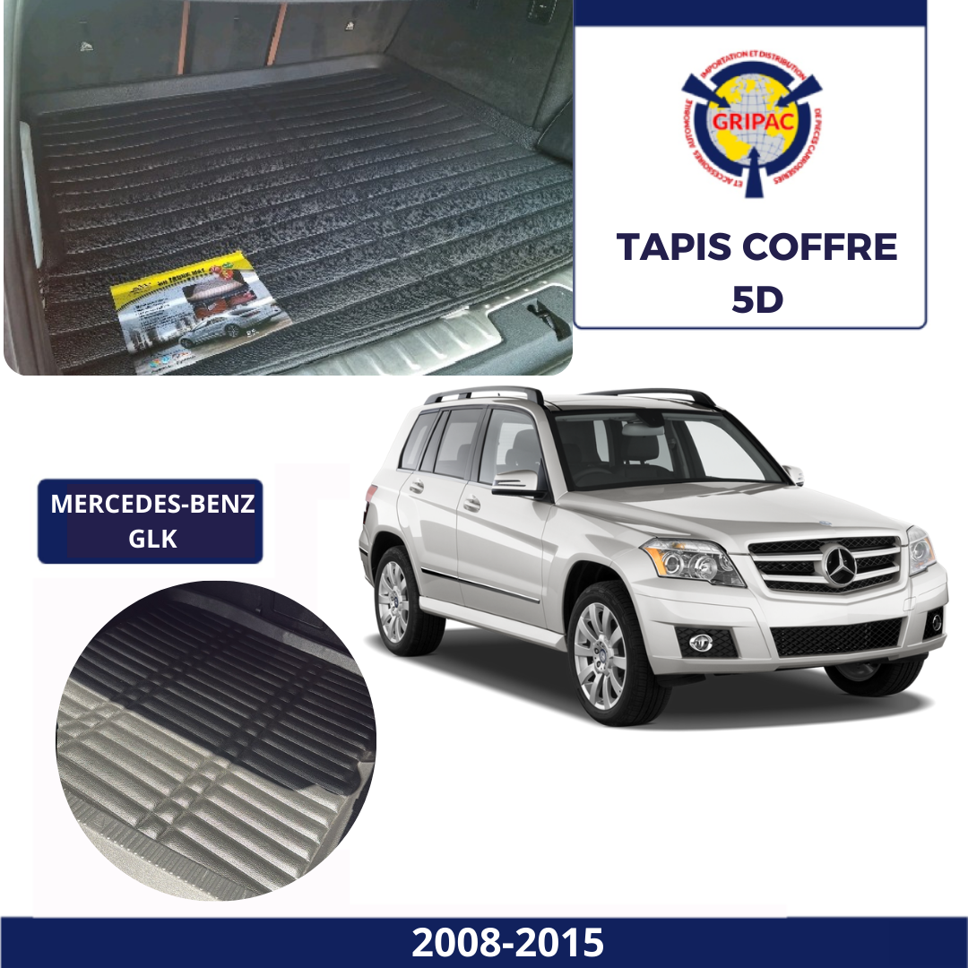 Tapis sur mesure coffre 5D Mercedes-benz GLK 2008-2015