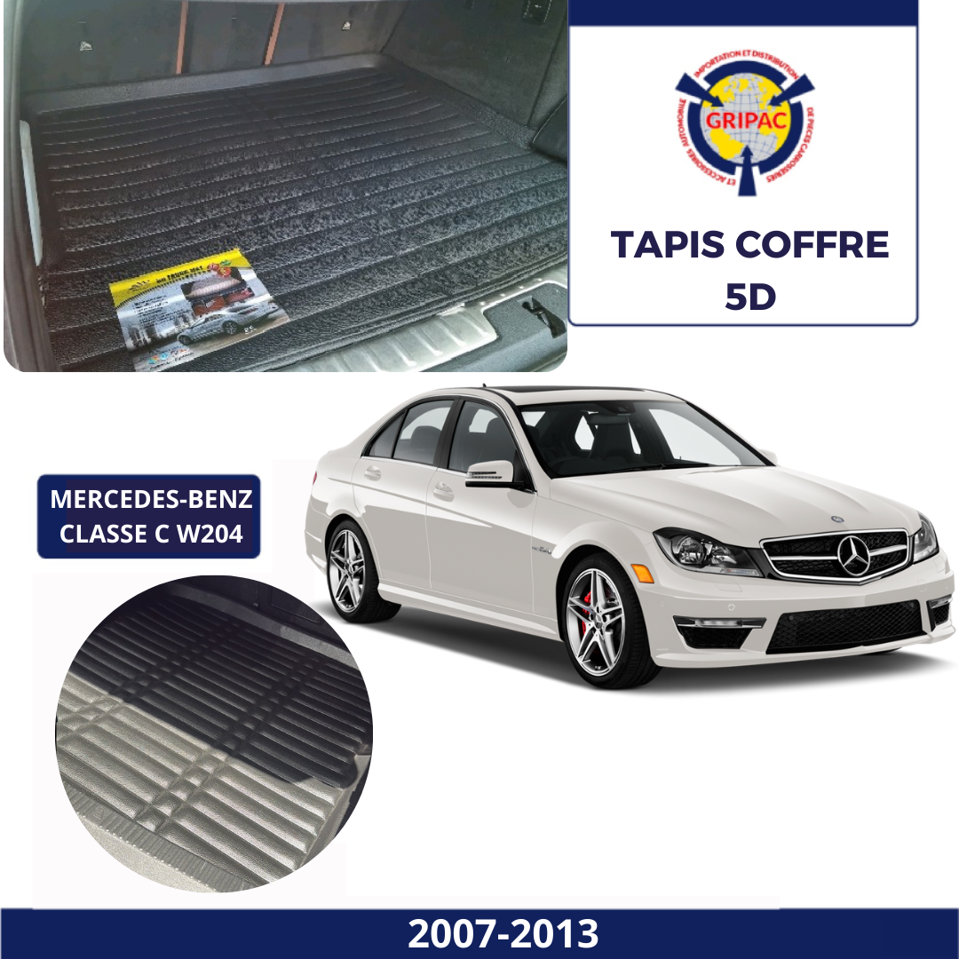 Tapis sur mesure coffre 5D Mercedes-benz classe C W204 2007-2013