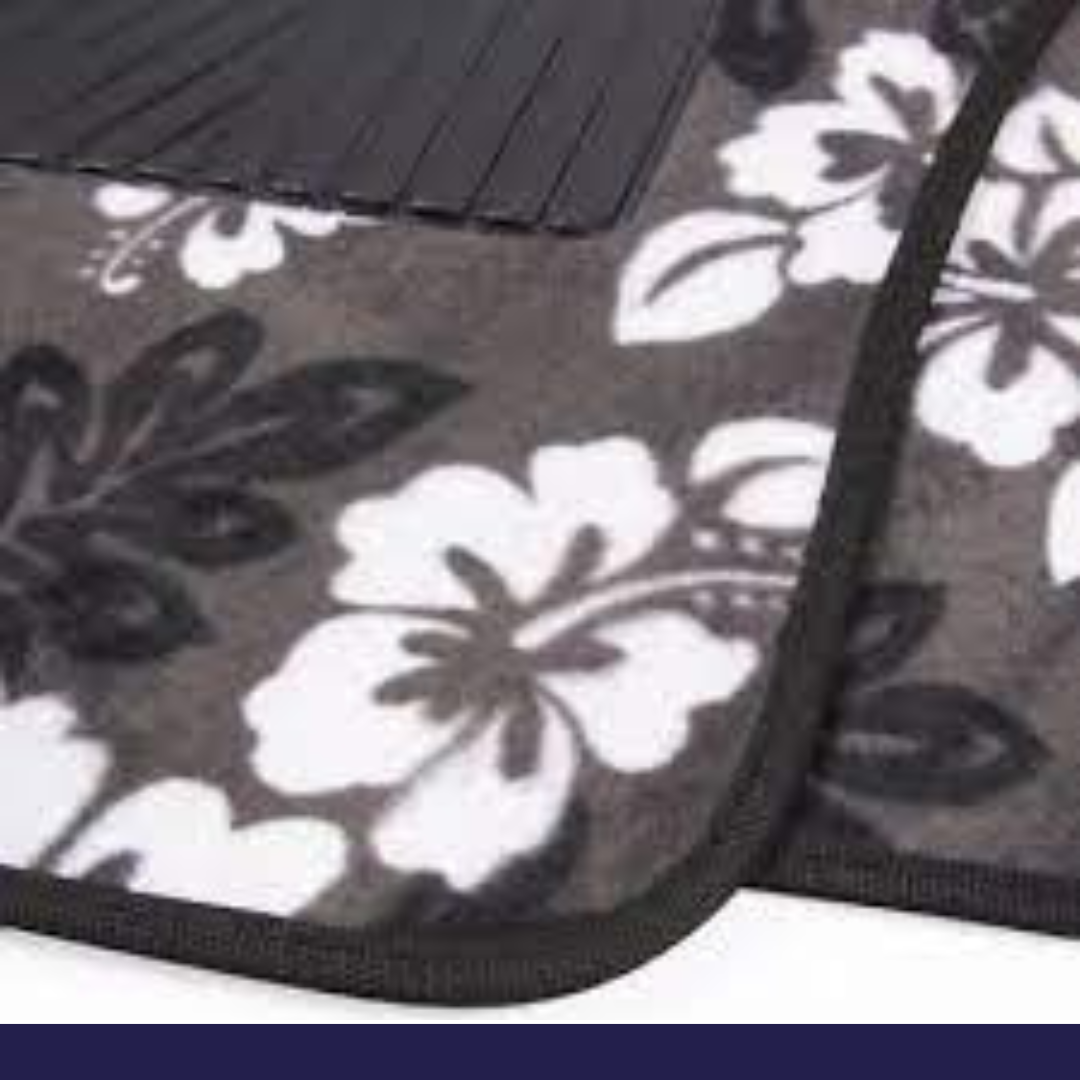 Tapis standard moquette africa fleur blanc