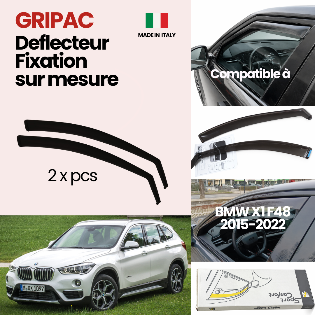 14-181M Deflecteur d'air fixation farad 2pieces bmw X1 F48 2015-2022