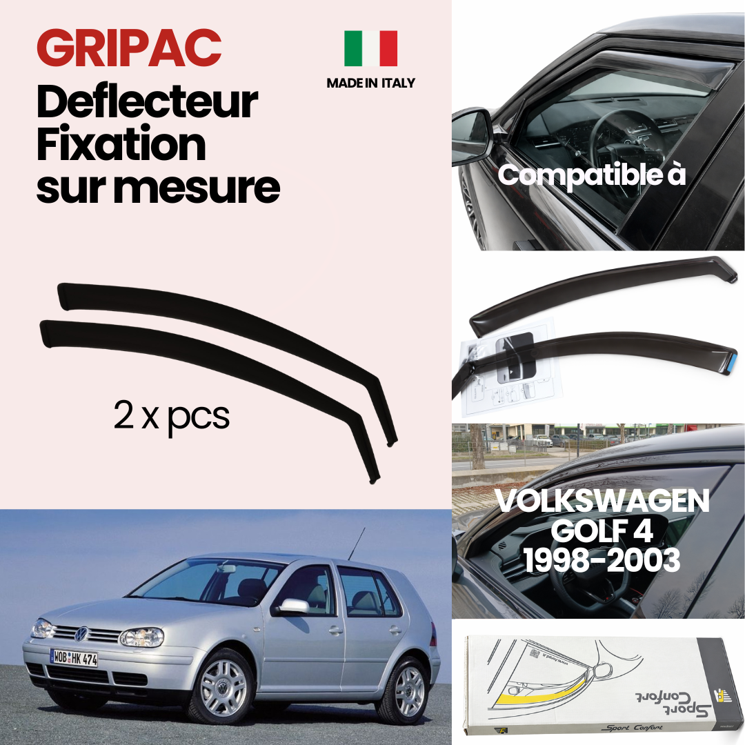 12-315 Déflecteur d'air fixation farad 2pieces Volkswagen golf 4 1998-2003