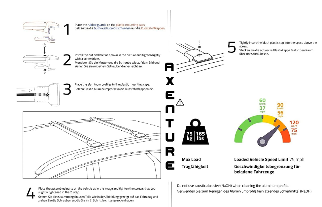 Barre transversal sur mesure Peugeot partner tepee 2008-2018