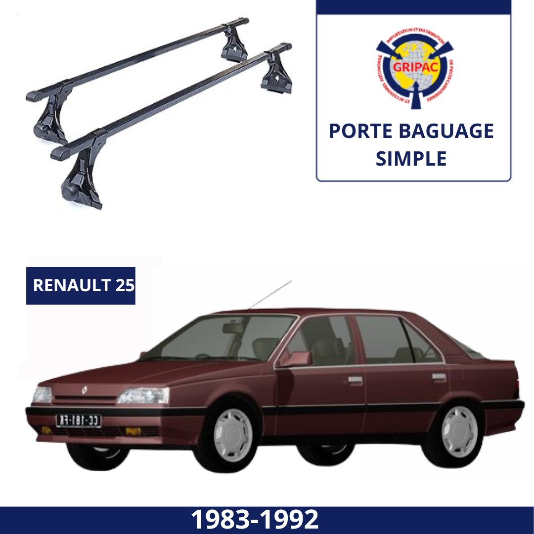 Porte baguage simple standard pour Renault r25 1983-1992