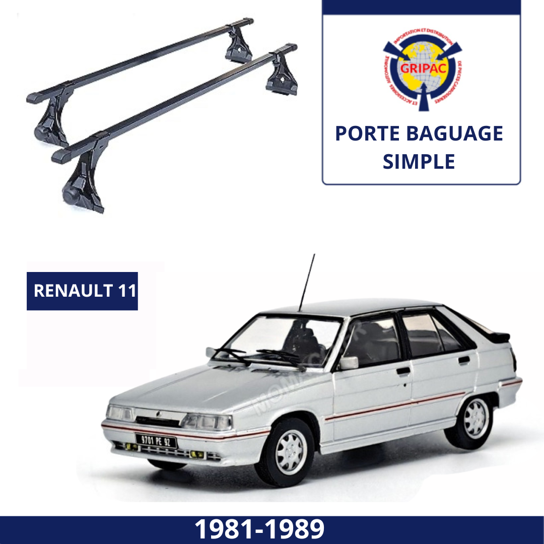 Porte baguage simple standard pour Renault R11 1981-1989