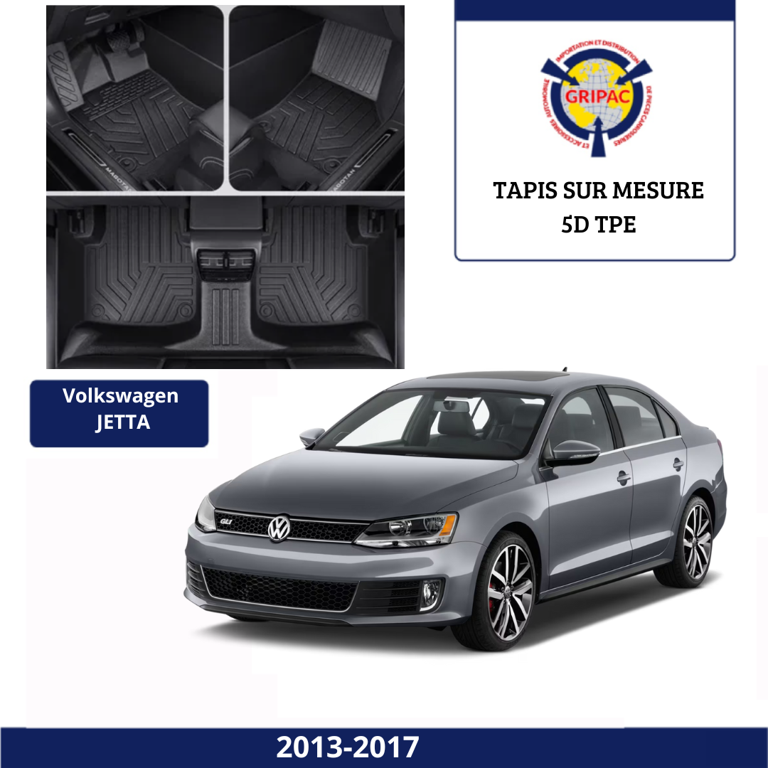 Tapis sur mesure 5D TPE Volkswagen jetta 2013-2017