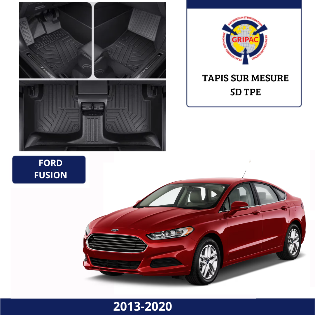 Tapis sur mesure 5D TPE Ford Fusion 2013-2020
