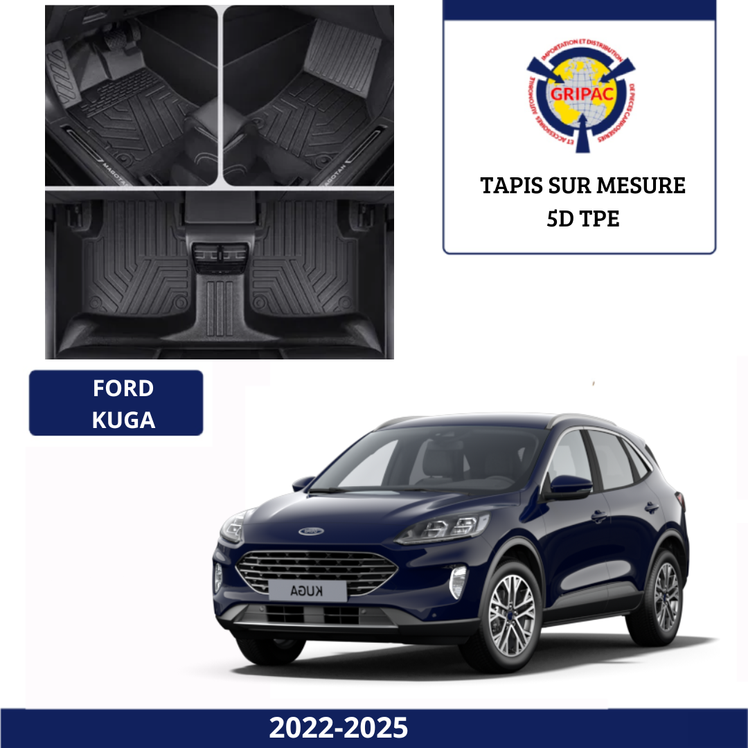 Tapis sur mesure 5D TPE Ford kuga 2022-2025