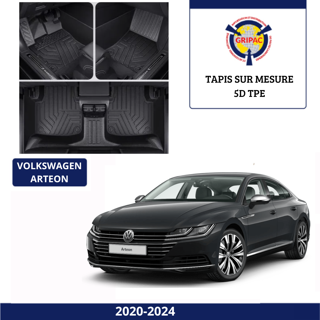 Tapis sur mesure 5D TPE Volkswagen arteon 2020-2025
