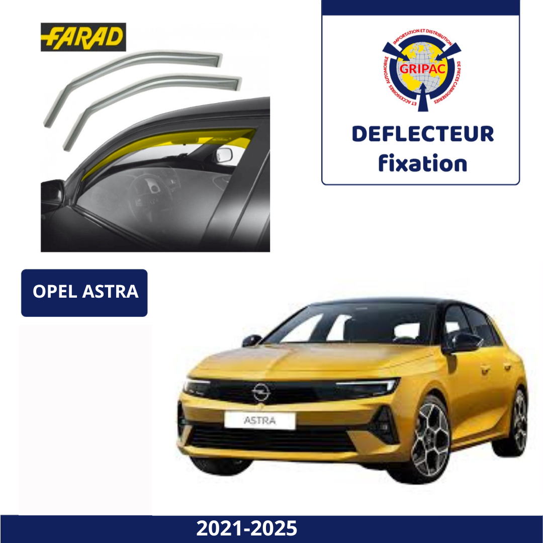 12-784 Deflecteur d'air fixation farad 2pieces Opel astra 2021-2025