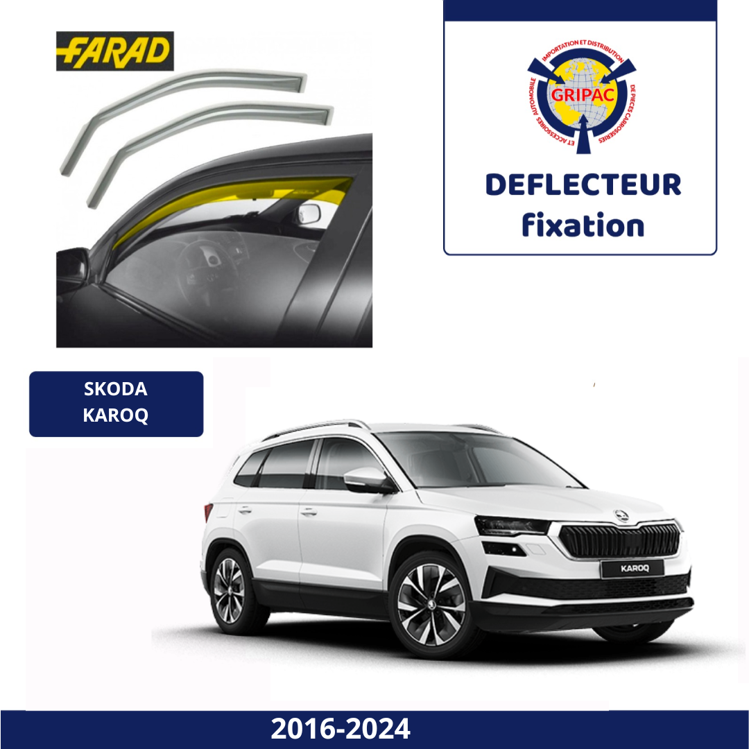 14-187M Deflecteur d'air fixation farad 2piece skoda karoq 2016-2024