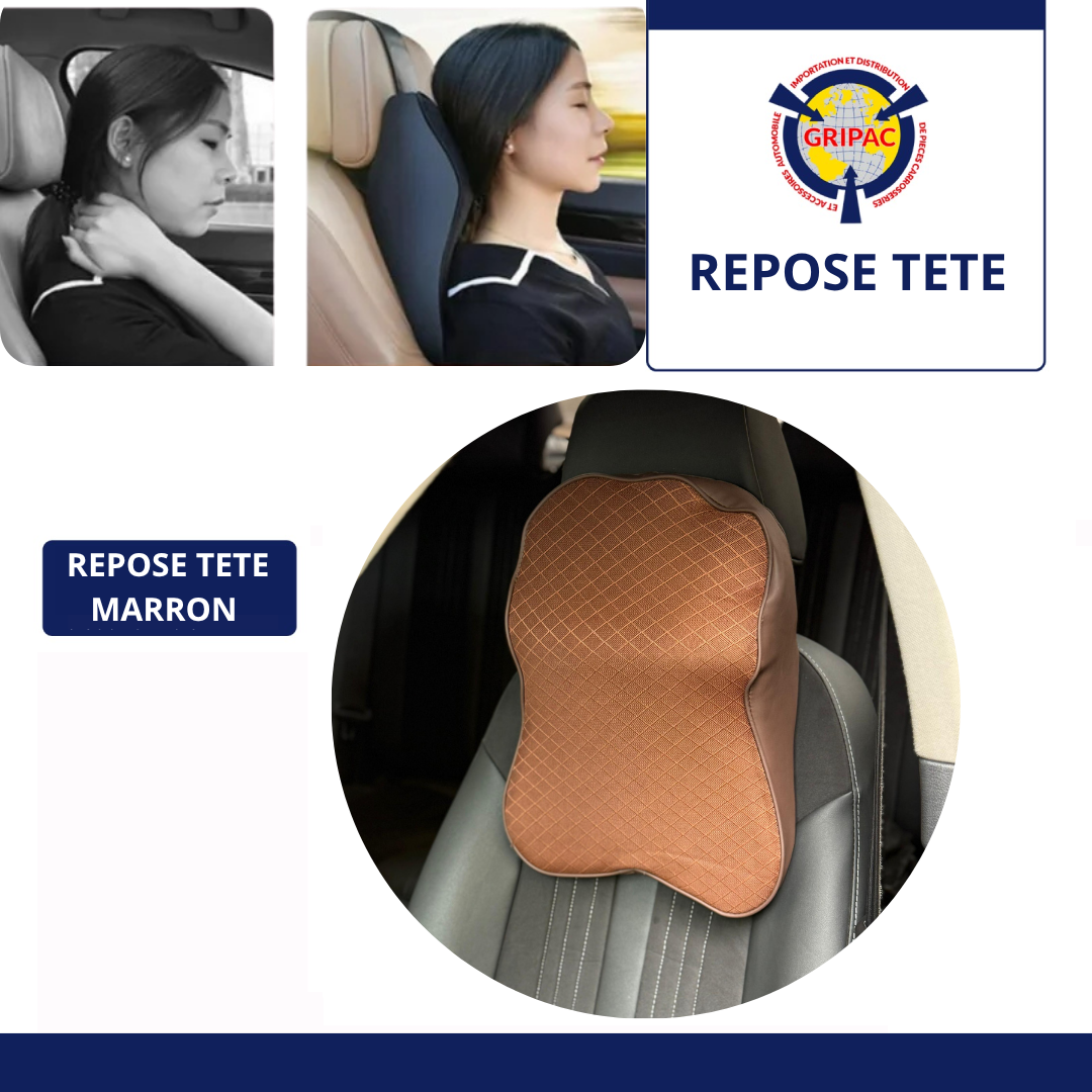 Repose tète mousse grand model marron 1 pieces