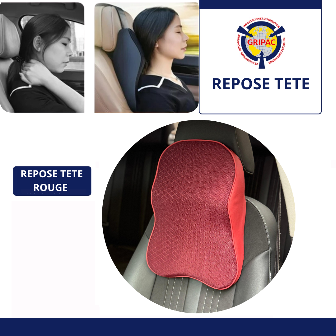 Repose tète mousse grand model rouge 1 pieces