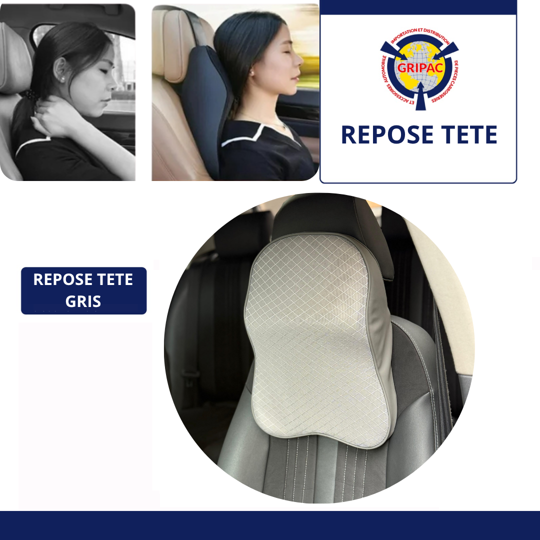 Repose tète mousse grand model gris 1 pieces