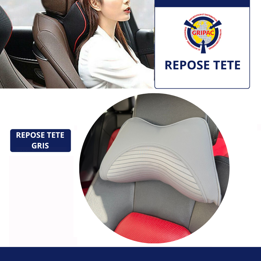 Repose tète mousse petit model gris 1 pieces