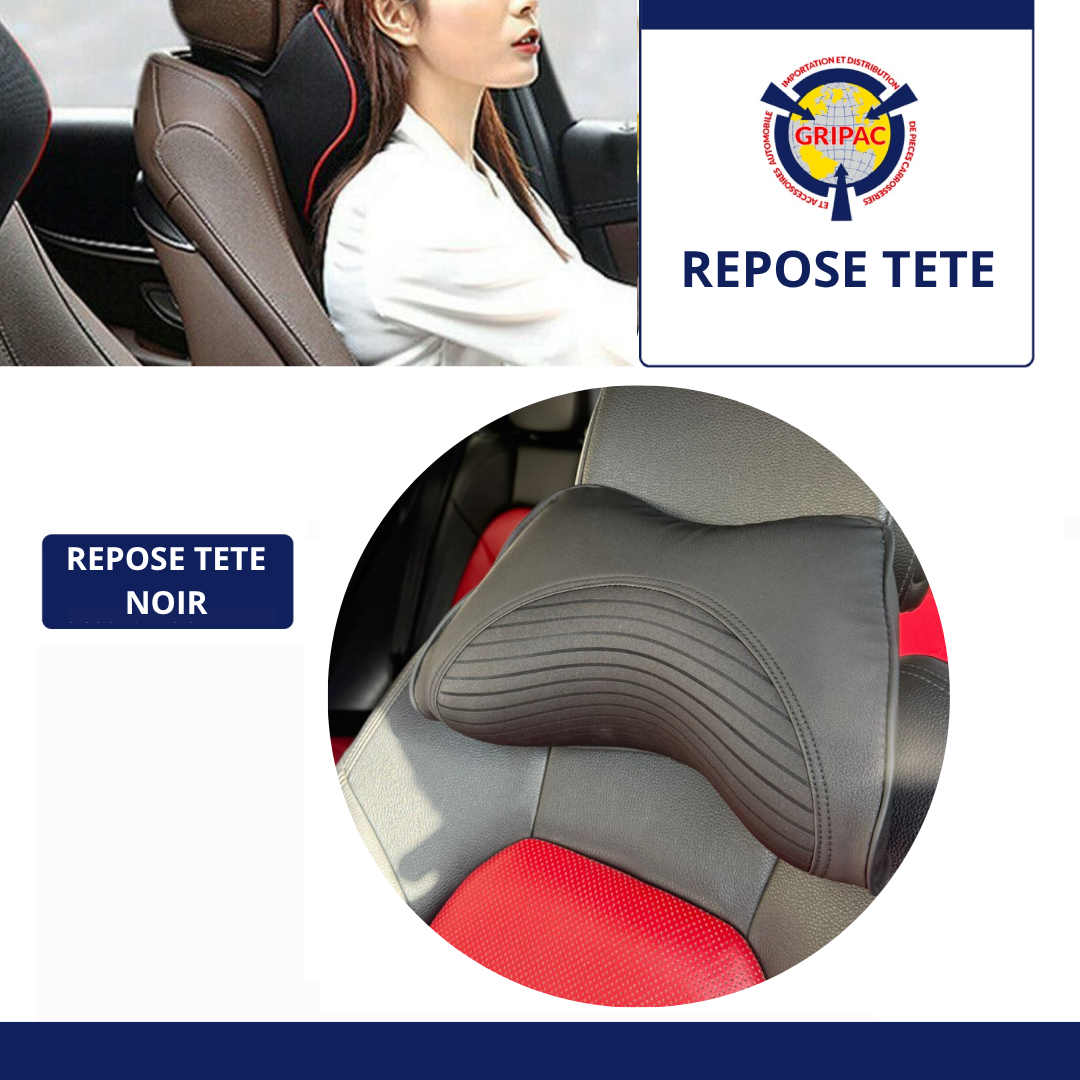 Repose tète mousse petit model noir 1 pieces