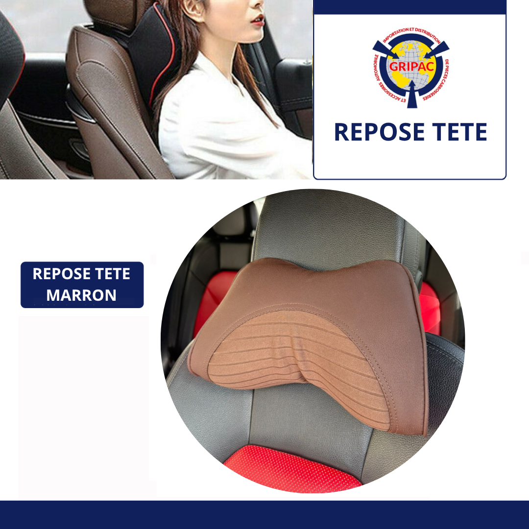 Repose tète mousse petit model marron 1 pieces