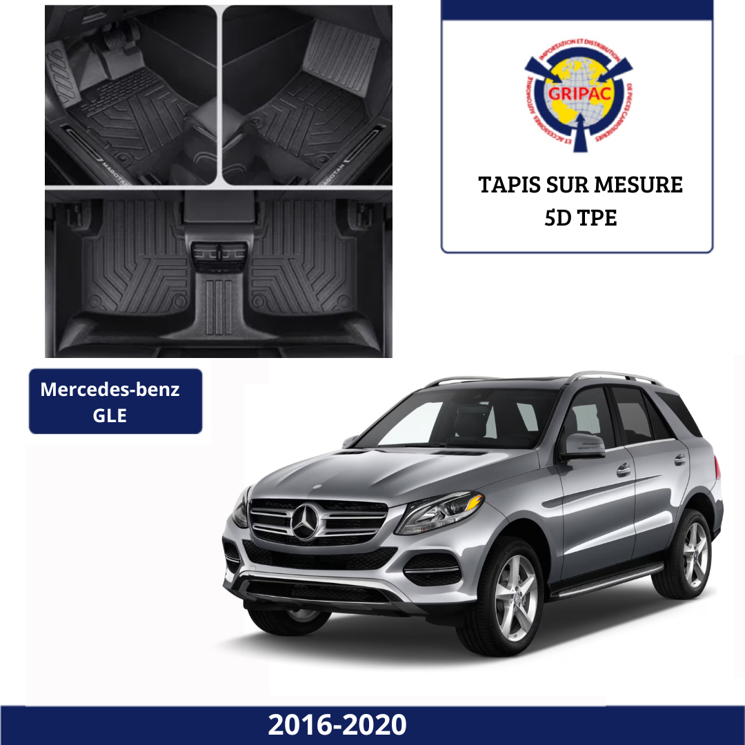 Tapis sur mesure 5D TPE Mercedes-benz GLE 2016-2020