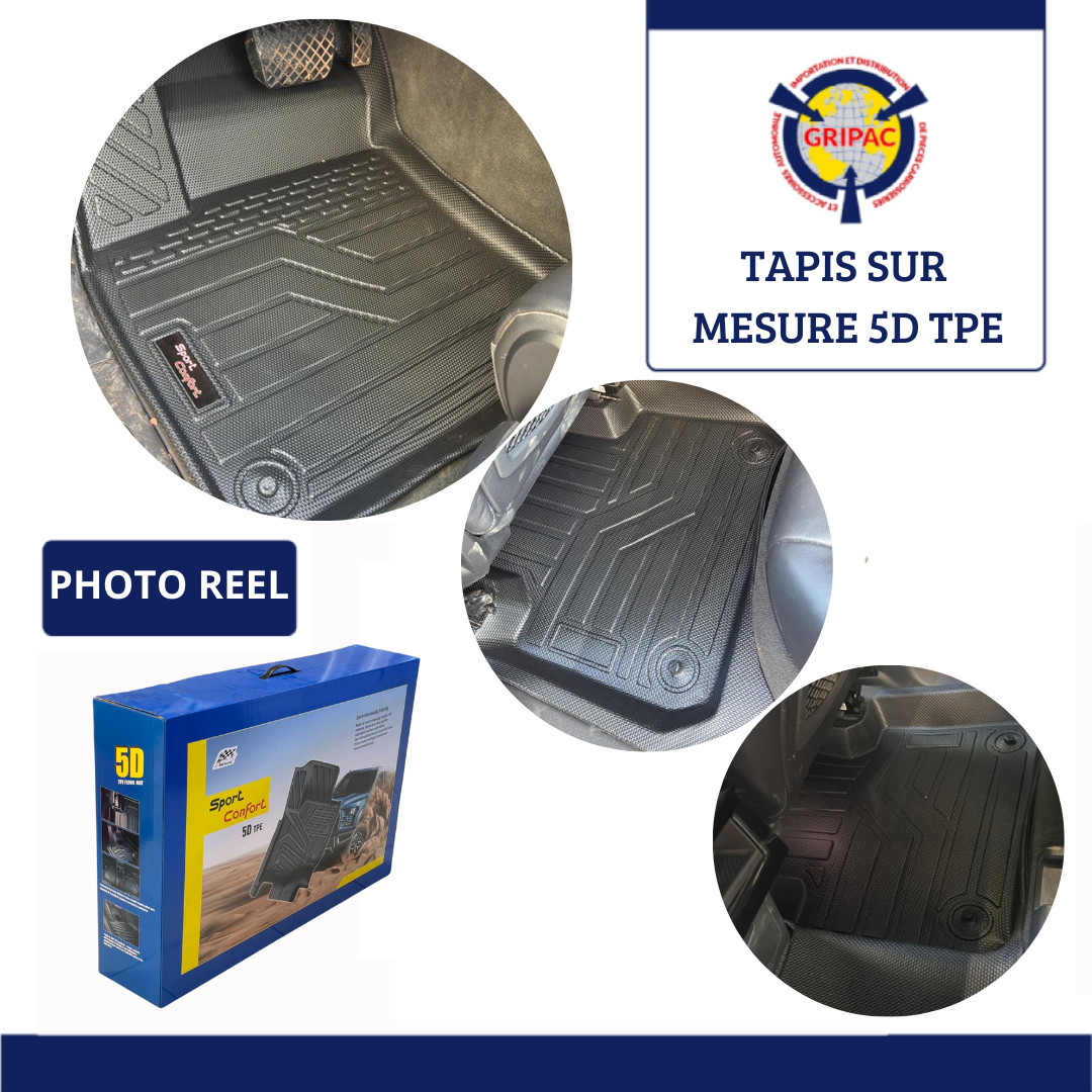 Tapis sur mesure 5D TPE Audi Q3 2013-2018