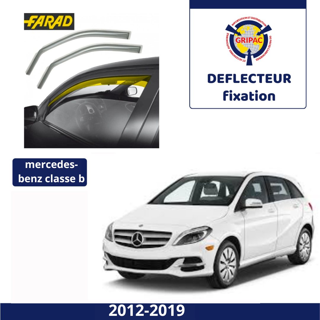 12-598 Deflecteur d'air fixation farad 2pieces mercedes-benz classe B 2012-2019
