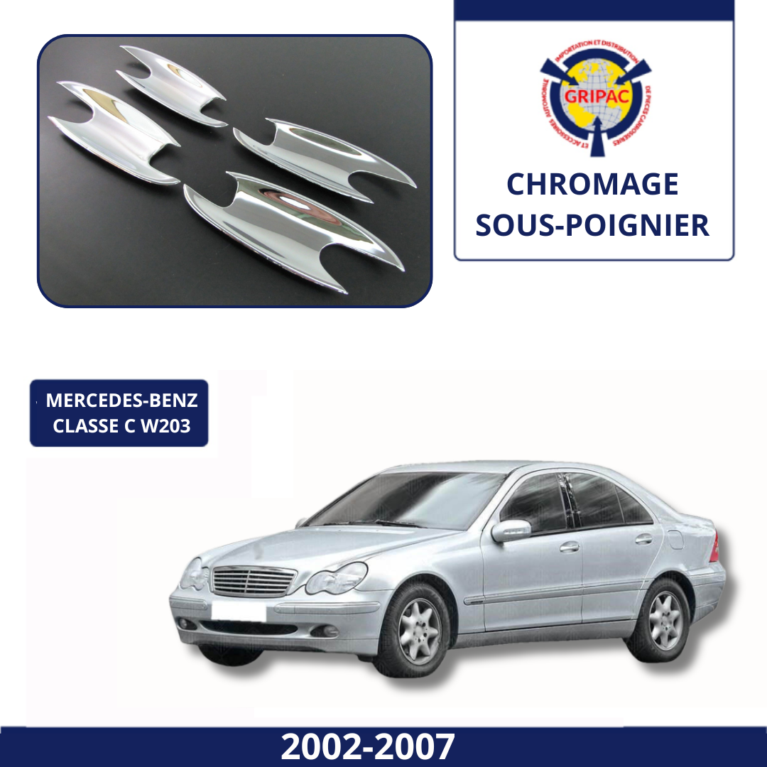 BHC-BZ204/ 4 Cache sous poignier mercedes-benz classe C W203 2002-2007