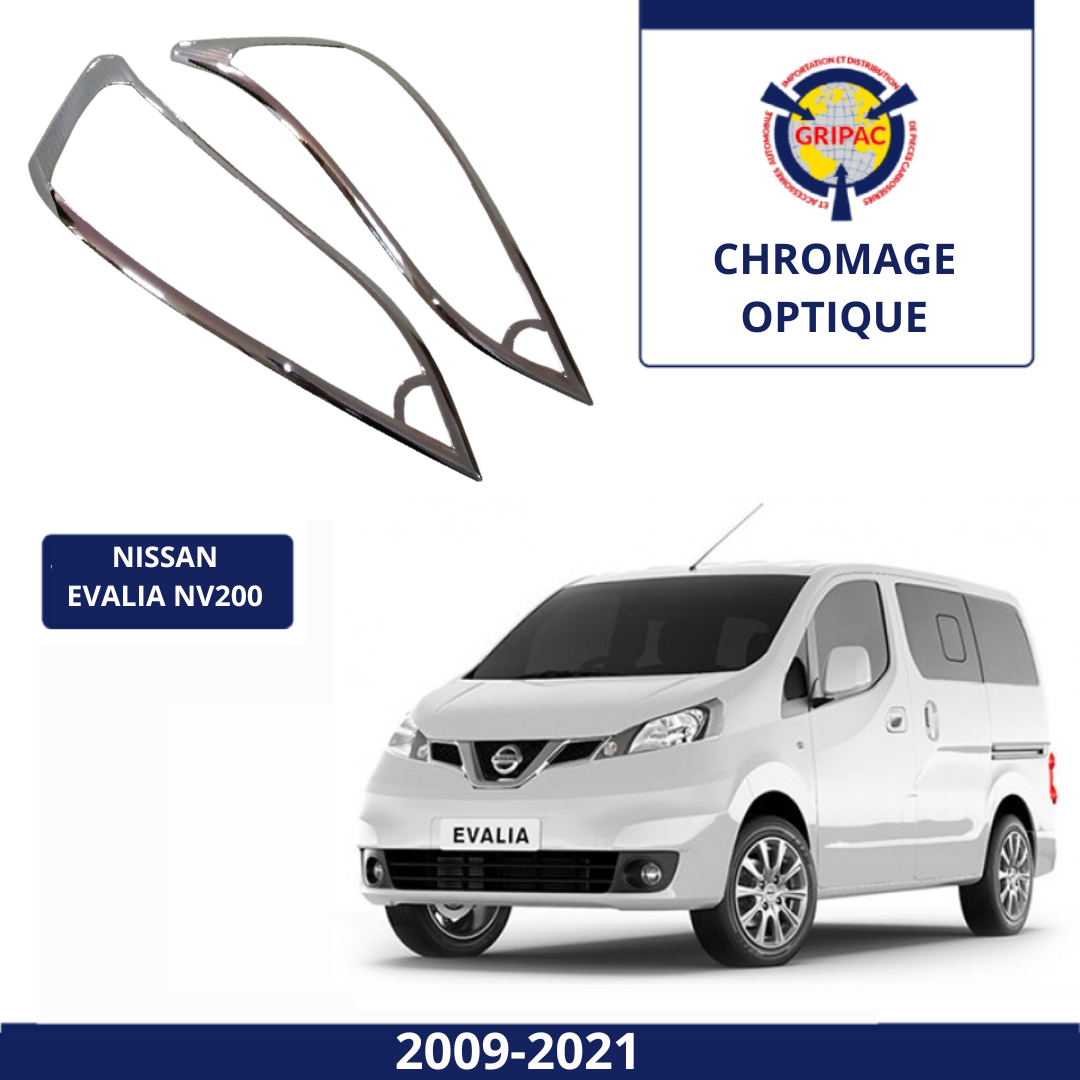2 Cache optique chromer Nissan evalia NV200 2009-2021