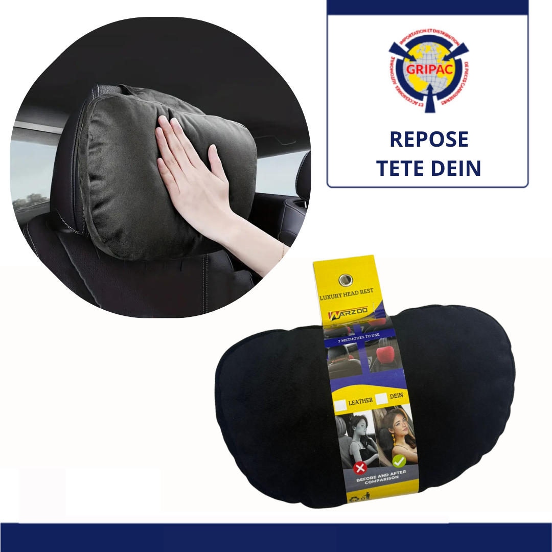 1 repose tête dein noir