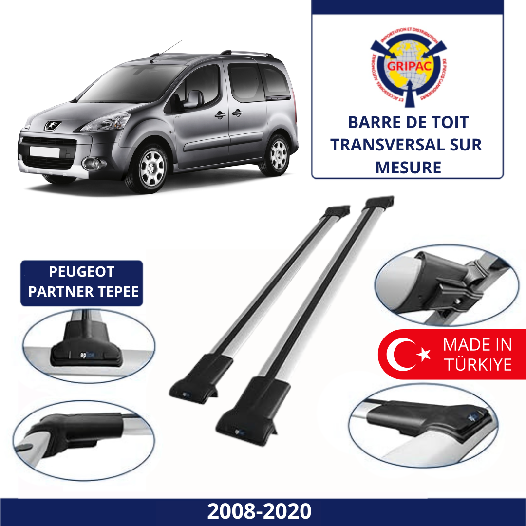 Barre transversal sur mesure Peugeot partner tepee 2008-2018