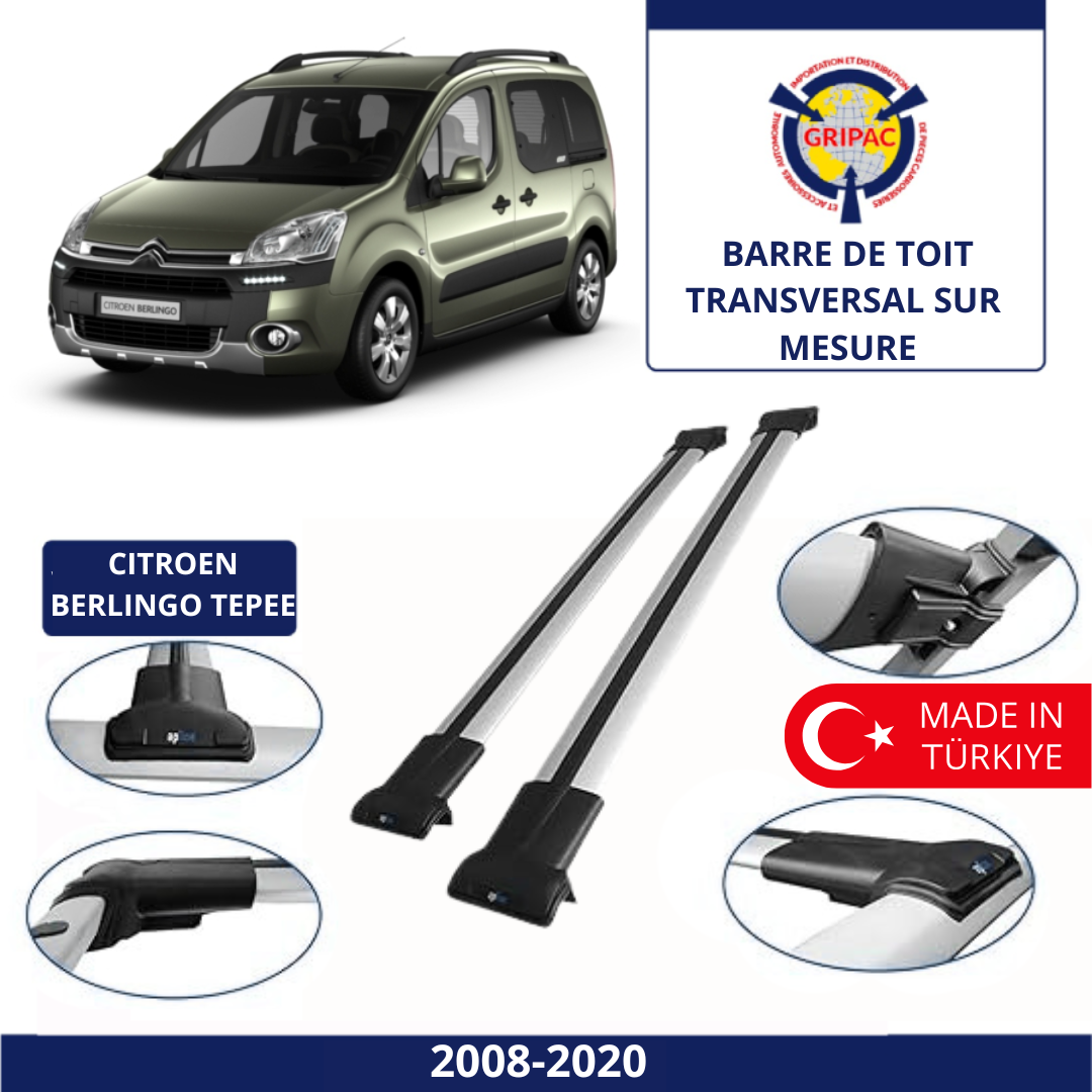 Barre transversal sur mesure citroen berlingo tepee 2008-2018