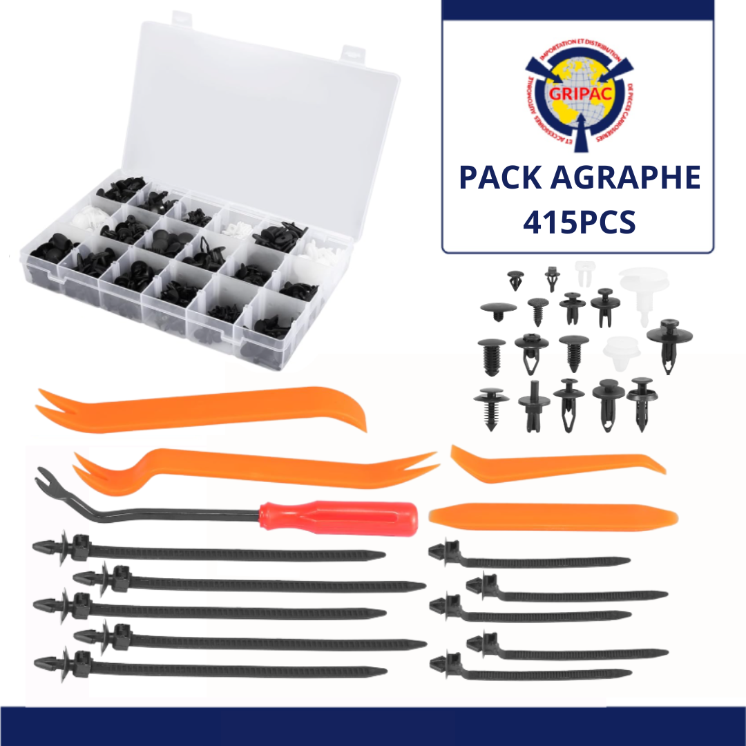 Pack d'agraphe 415pcs