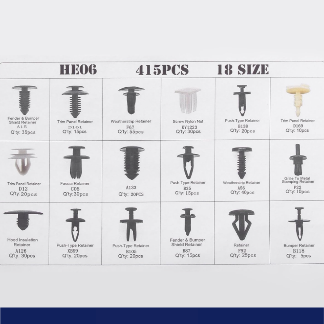 Pack d'agraphe 415pcs