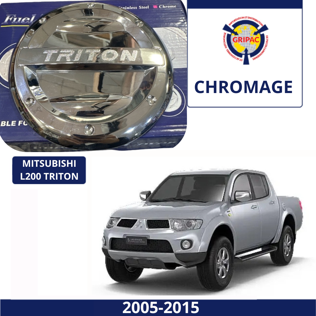 Cache réservoir chromer Mitsubishi l200 triton 2005-2015