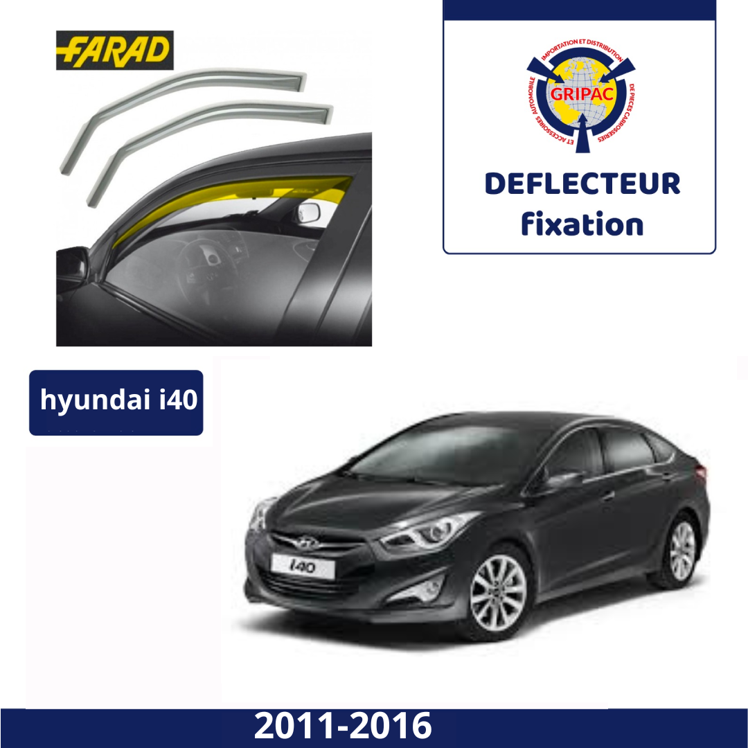 12-586 Deflecteur d'air fixation farad 2pieces hyundai i40 2011-2016
