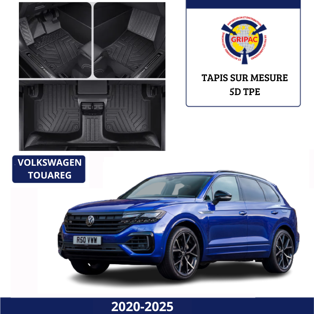 Tapis sur mesure 5D TPE Volkswagen touareg 2020-2025