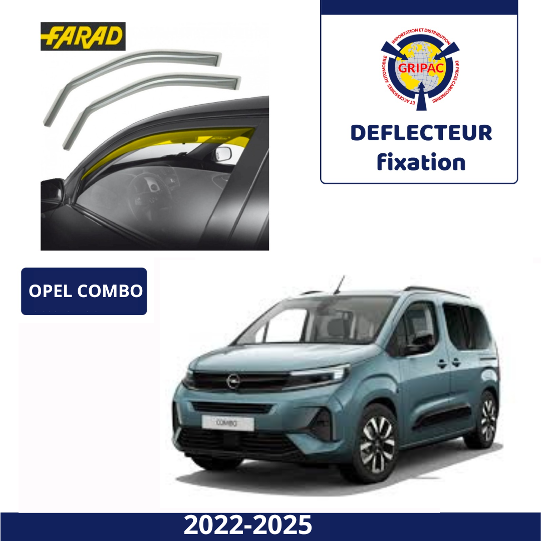 13-088M Deflecteur d'air fixation farad 2pieces opel combo 2022-2025