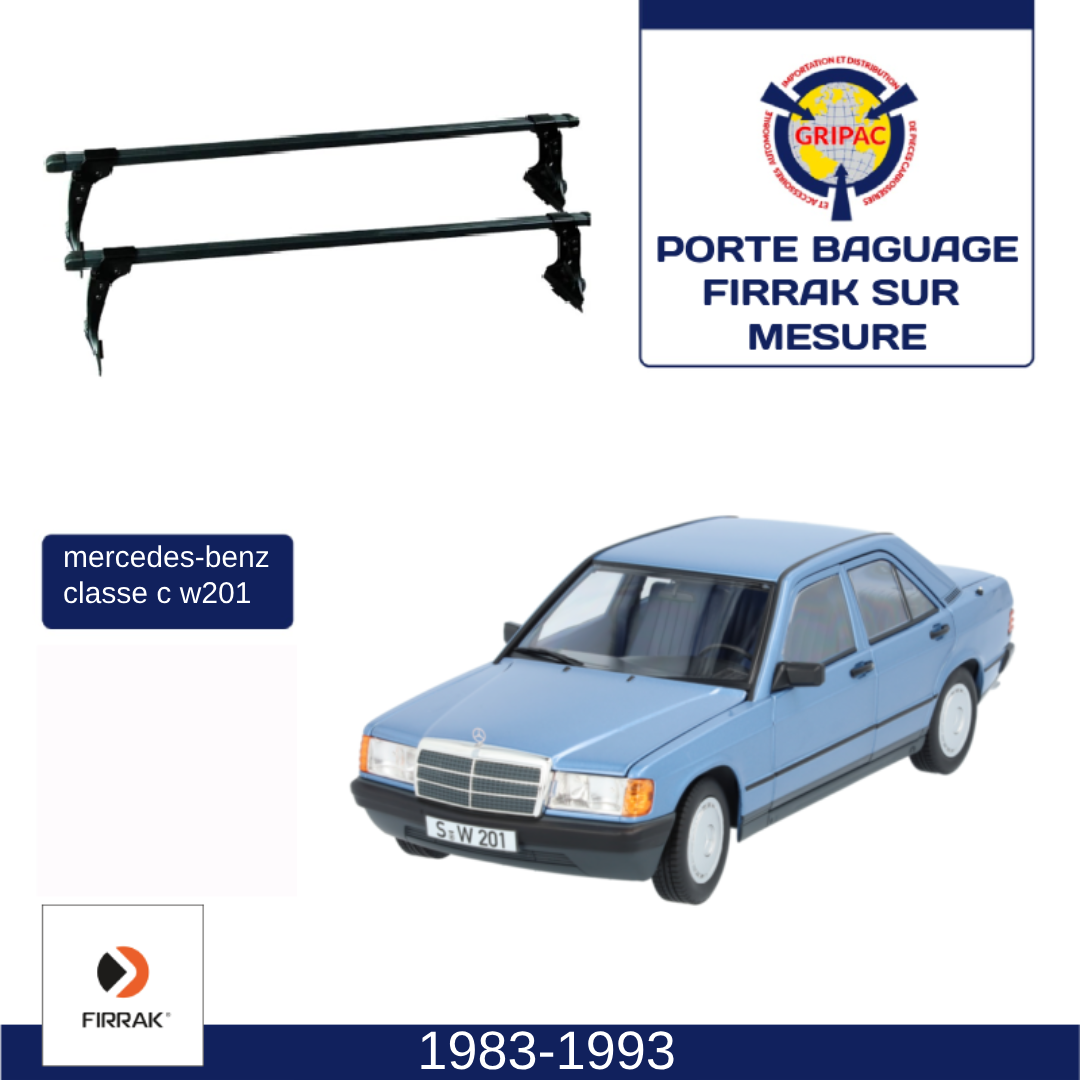 Porte baguage sur mesure firrak Mercedes-benz W201 190 1983-1993