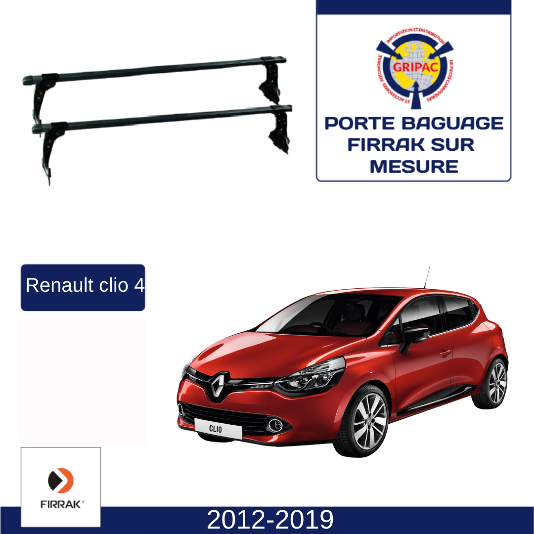 Porte baguage sur mesure firrak renault clio 4 2012-2019