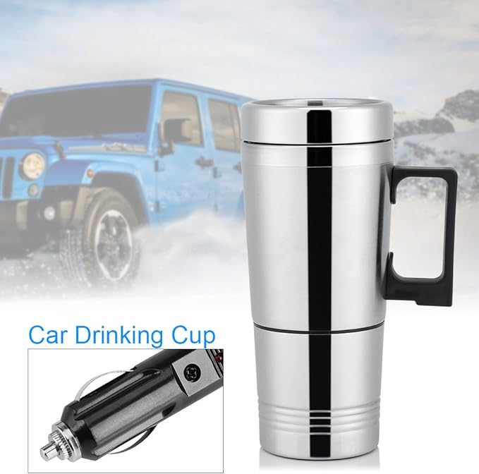 12V stainless steel heating thermos