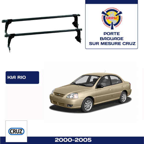 Porte baguage CRUZ kia Rio 2000-2005
