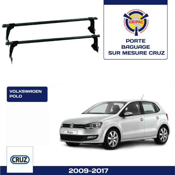 Porte baguage Cruz Volkswagen polo 2009-2017