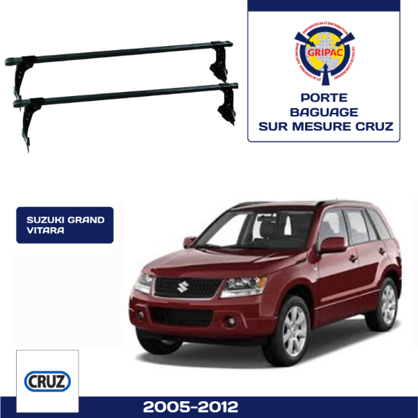 Porte baguage Cruz sur mesure suzuki vitara 2005-2012