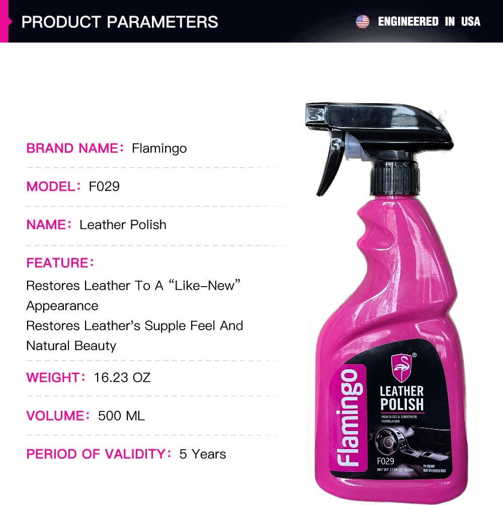 Flamingo leather cleaner