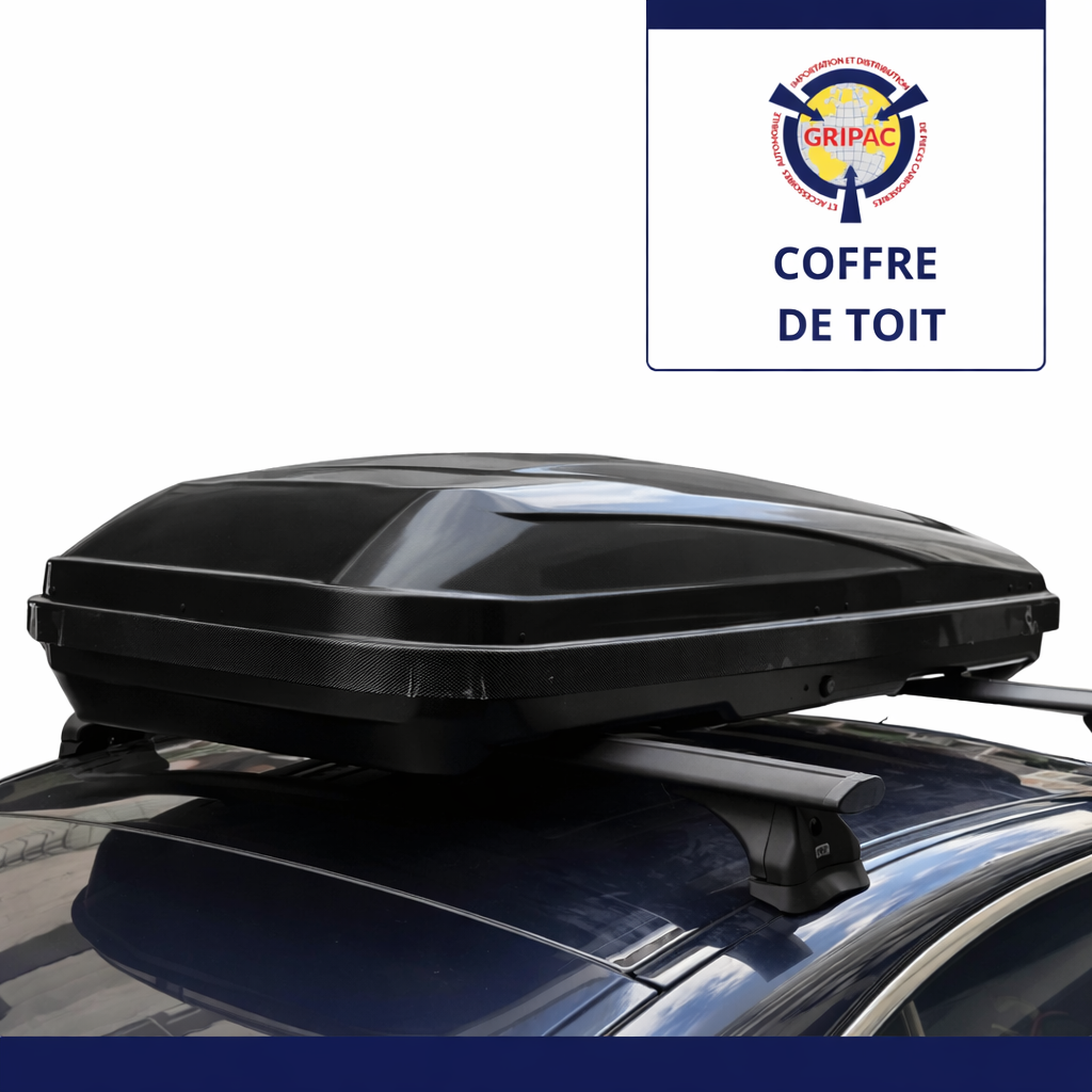 Coffre de toit BOX 460L NOIR [sans porte baguage]