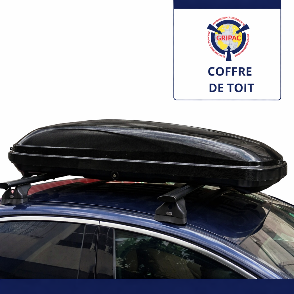 Coffre de toit BOX 460L NOIR [sans porte baguage]